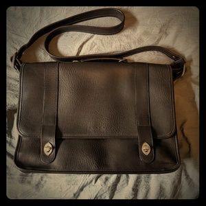 Vintage Leather Coach Bag